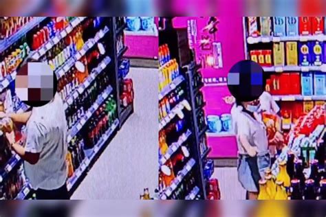 【湖北】男子超市假装购物 偷偷拧开饮料瓶看是否中奖 负责人：很常见，素质问题_购物_男子_素质