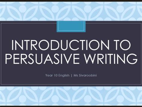 Image result for Persuasive Introduction