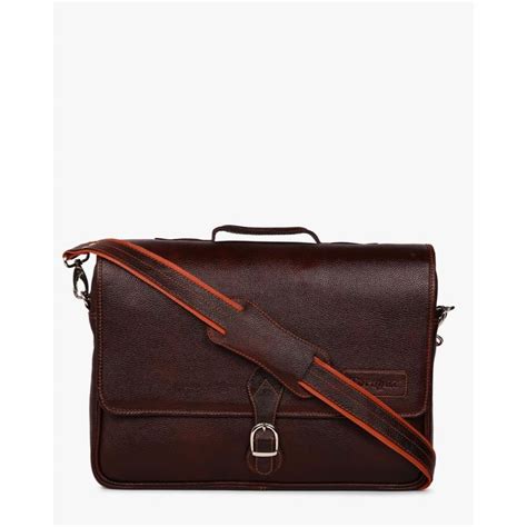 Buy Tortoise Domenico The Laptop Bag - Brown Online