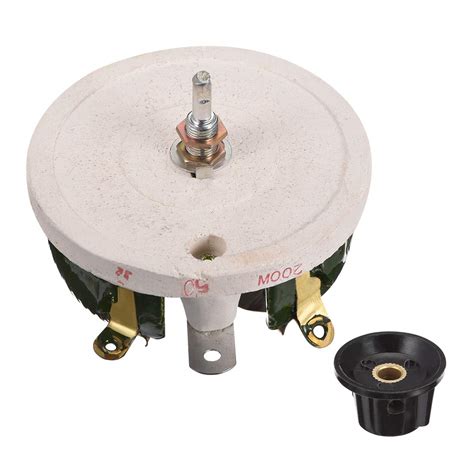 uxcell Wirewound Ceramic Potentiometer Variable Rheostat Resistor 200W ...