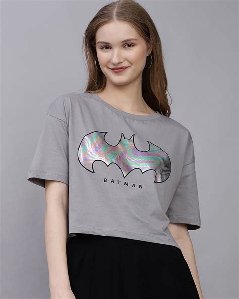 Batman Printed Boxy Fit Tshirt For Women – Free Authority