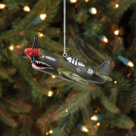 スカイライフwithフライングドッグ / P-40 Flying Tigers クリスマスオーナメント