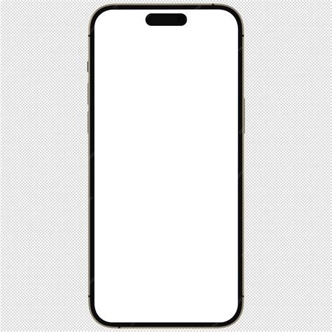 Premium PSD | Front side photo of gold smartphone similar to iphone ...