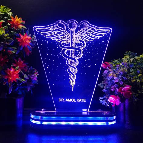 Buy Acrylic Kosgai Multicolor Customized Gift For Doctors | Thank You ...