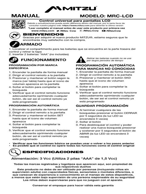 Image result for How to Program a Mitzu Remote Control