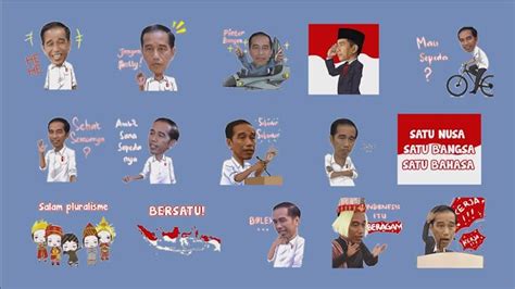 Kompetisi Sticker LINE Jokowi Rayakan Sumpah Pemuda