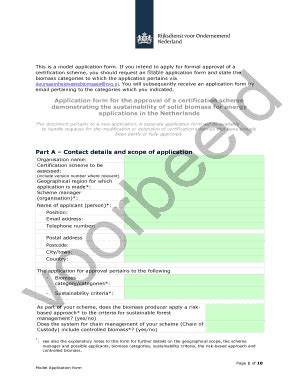 Fillable Online english rvo This is a model application form Fax Email ...