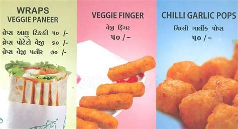 Menu at Potato Bites, Surat