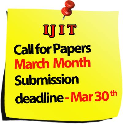 IJIT - Publication Charges