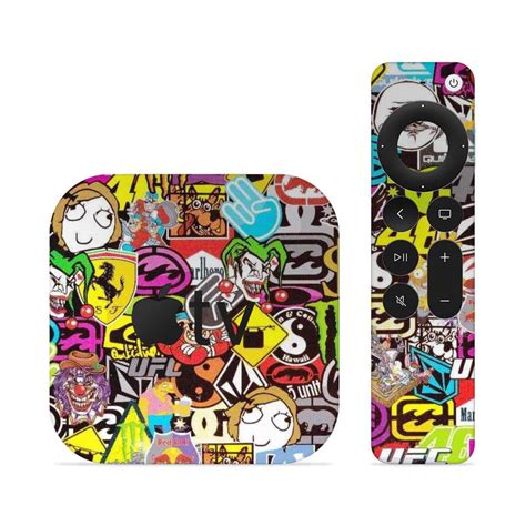 Sticker Bomb 2 Skin For Apple TV – WrapCart Skins