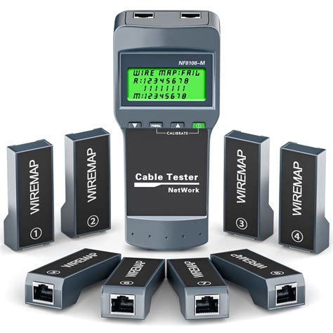 Snapklik.com : RJ45 Network Cable Tester, VXSCAN 8 Remote Units Network ...