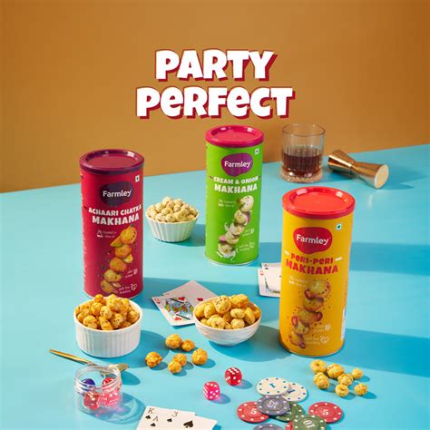 Roasted & Flavoured Makhana - Pack of 4 (77g each) – Farmley | Connedit ...