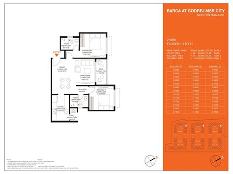 Godrej MSR City Floor Plan | 2 & 3 BHK Layouts | Price | PDF