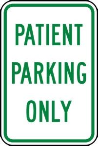 RLDigitalUnits PATIENT PARKING ONLY SIGN BOARD Emergency Sign Price in ...