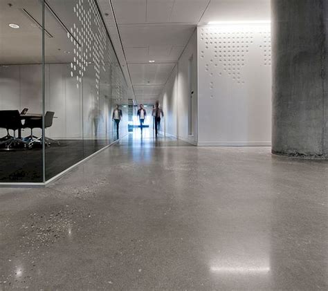 Polished Concrete Floor Office