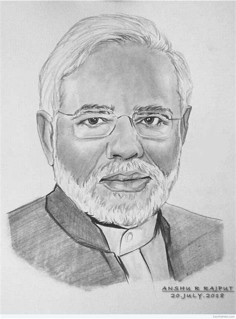 Image result for Narendra Modi Drawing