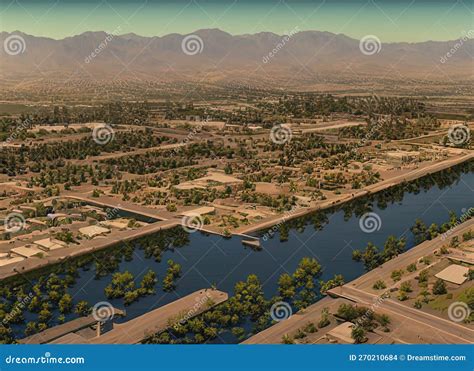 Hunter Industrial Park Neighborhood in Riverside, California USA. Stock ...
