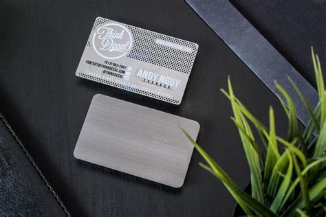 Stainless Steel Business Cards 的图像结果