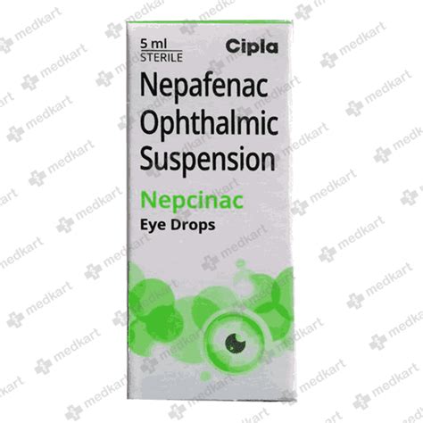 NEPCINAC EYE DROPS 5 ML - Uses, Side Effects, Price and Generic ...