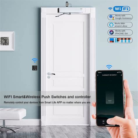 Buy WiFi Smart and Wireless Push Panel Switches, Press Buttons for ...