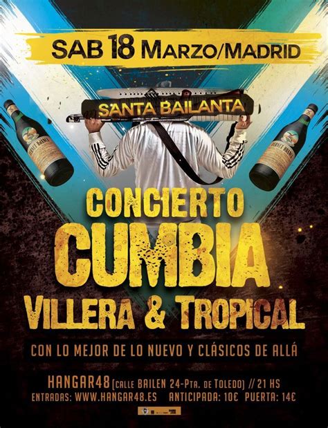 SANTA BAILANTA (Cumbia), Hangar 48, Madrid, 18 March 2023 | AllEvents.in
