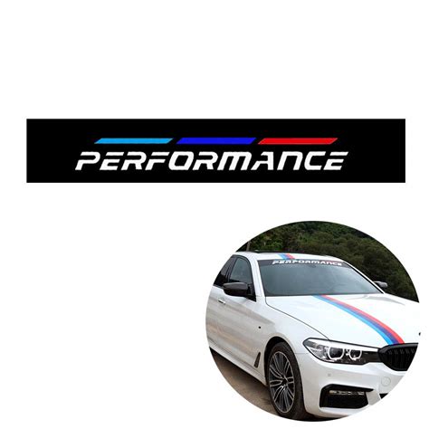 55.1" x 35.2" M Performance Car Reflective Vinyl Sticker, Cool Graffiti ...