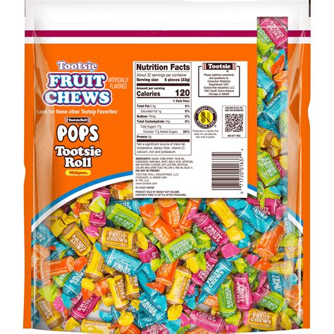 Tootsie Fruit Chew Assorted Flavors (37 oz. / 150 ct. Bag) – Tootsie Roll