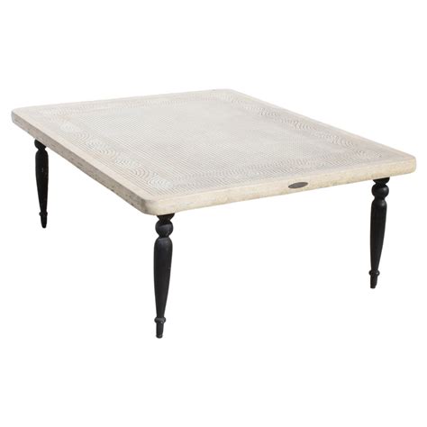 Smith and Hawken Metal Table For Sale at 1stDibs