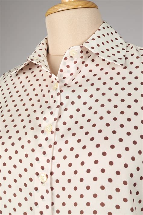 Polka Dot Bell Sleeve Shirt For Women – neofaa.com