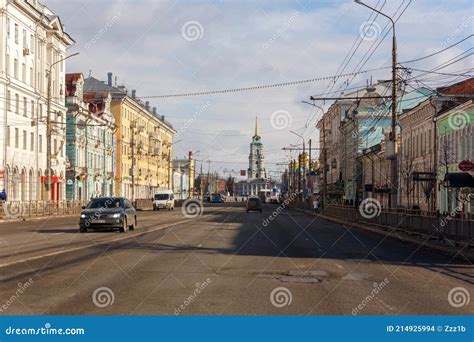 Tula, Russia - March 21, 2021: View from Main Street on Tula City in ...