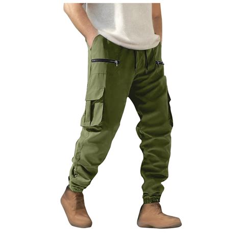 Big and Tall Cargo Pants for Men Loose Fit Straight Leg Jogging ...