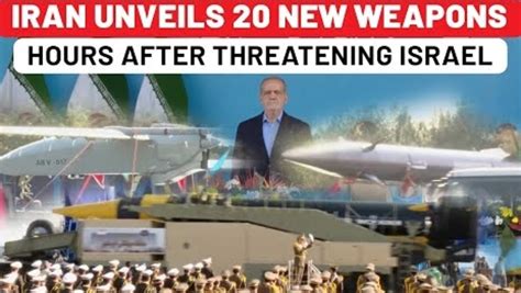 Iran Unveils New Fatah & Jihad Missiles, Shahed Drone Hours After ...
