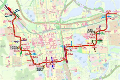 苏州轨交3号线运行线路图+乘车票价图- 苏州本地宝