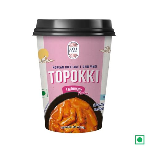 Good Seoul Korean Rice Cake Topokki Carbonara (113 g) – Remkart
