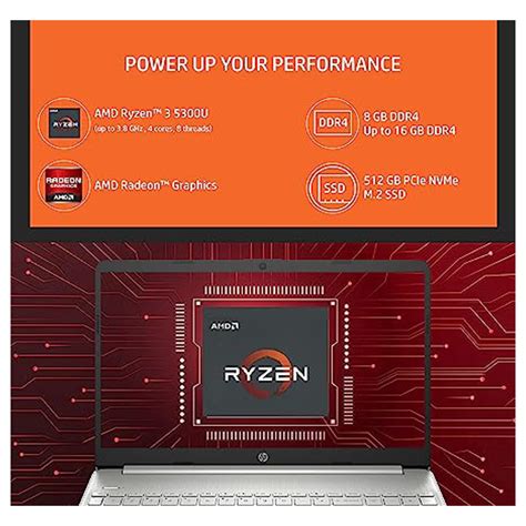 Buy HP 15s Ryzen 3 5300U, 15.6 inch FHD Anti-Glare Laptop (8GB RAM ...