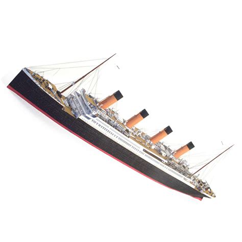 Buy 1:400 Scale Model British Titanic Cruise Paper Model Ship DIY ...