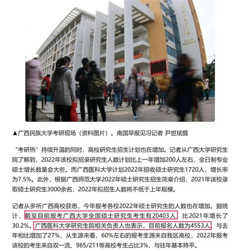 南宁师范大学2022考研报考人数超5千人！广西各大报考报考人数情况！ - 哔哩哔哩