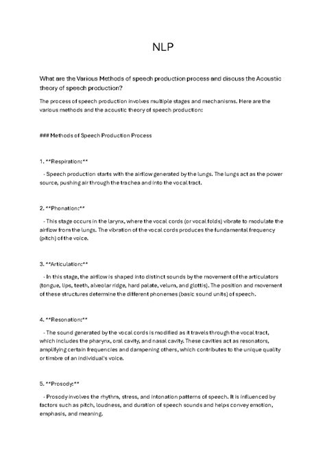 Natural Language Processing - NLP What are the Various Methods of ...