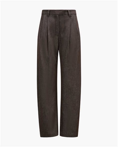 Brunello Cucinelli The Loose Curved Hose aus Baumwoll-Mix | LODENFREY