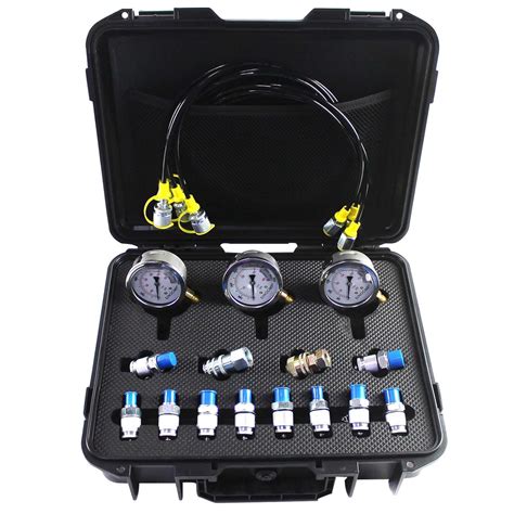 SINOCMP Hydraulic Pressure Test Kit with 3 India | Ubuy