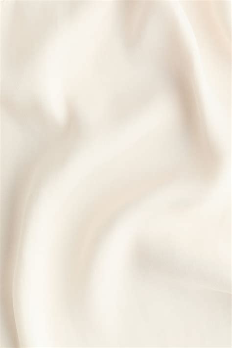 Women's Cream Scoop-neck chiffon top | H&M IN