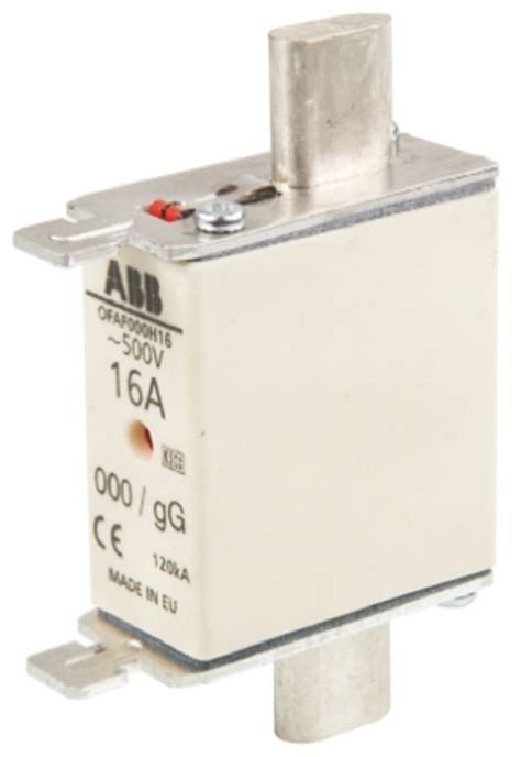 OFAF000H32 1SCA022627R0910 ABB | ABB 32A Centred Tag Fuse, NH000, 500V ...
