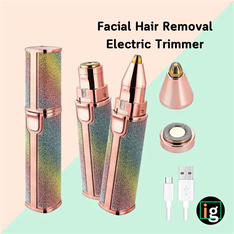 Facial Hair Removal Electric Trimmer | Indiatic Gadgets