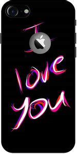 UMPRINT Back Cover for Iphone 8 Logo Cut/MQ6M2HN/A I Love You Minimal ...
