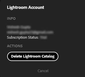 How to sync another Lightroom desktop catalog with Lightroom for mobile