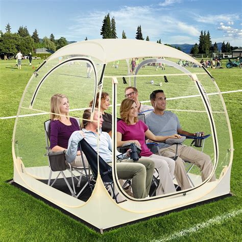 Eapele Sports Tent, Instant Pop-Up Tent Shelter, Outdoor Clean Bubble ...