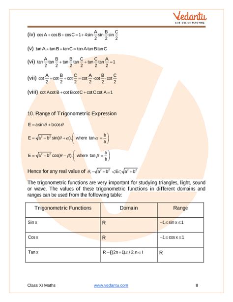 Image result for Trigonometry Table NCERT