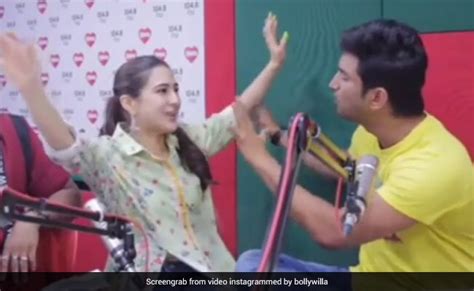 Sara Ali Khan And Sushant Singh Rajput Imitate Saif Ali Khan Cute Video ...