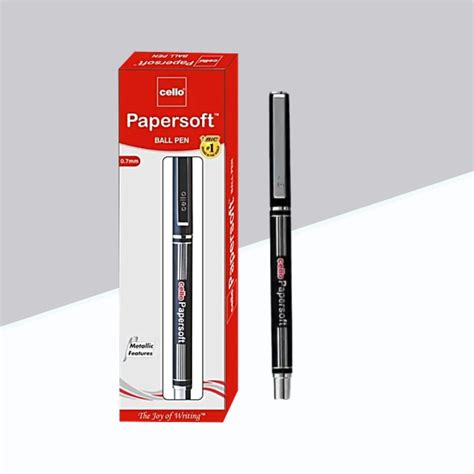 Cello Paper Soft Ball Pen – Black ( Pack of 1 ) – Topperskit LLP