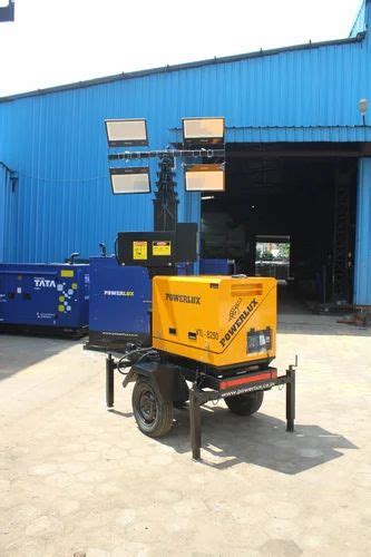 Tower Light - Portable Tower Light with 5kva dg set Air Cooled ...